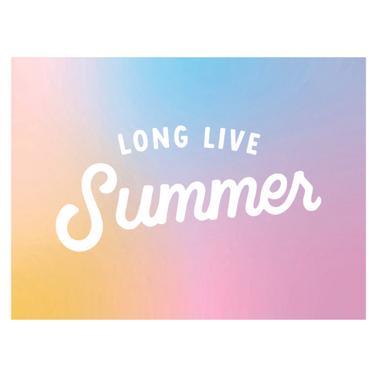 Long Live Summer Banner (Pink)