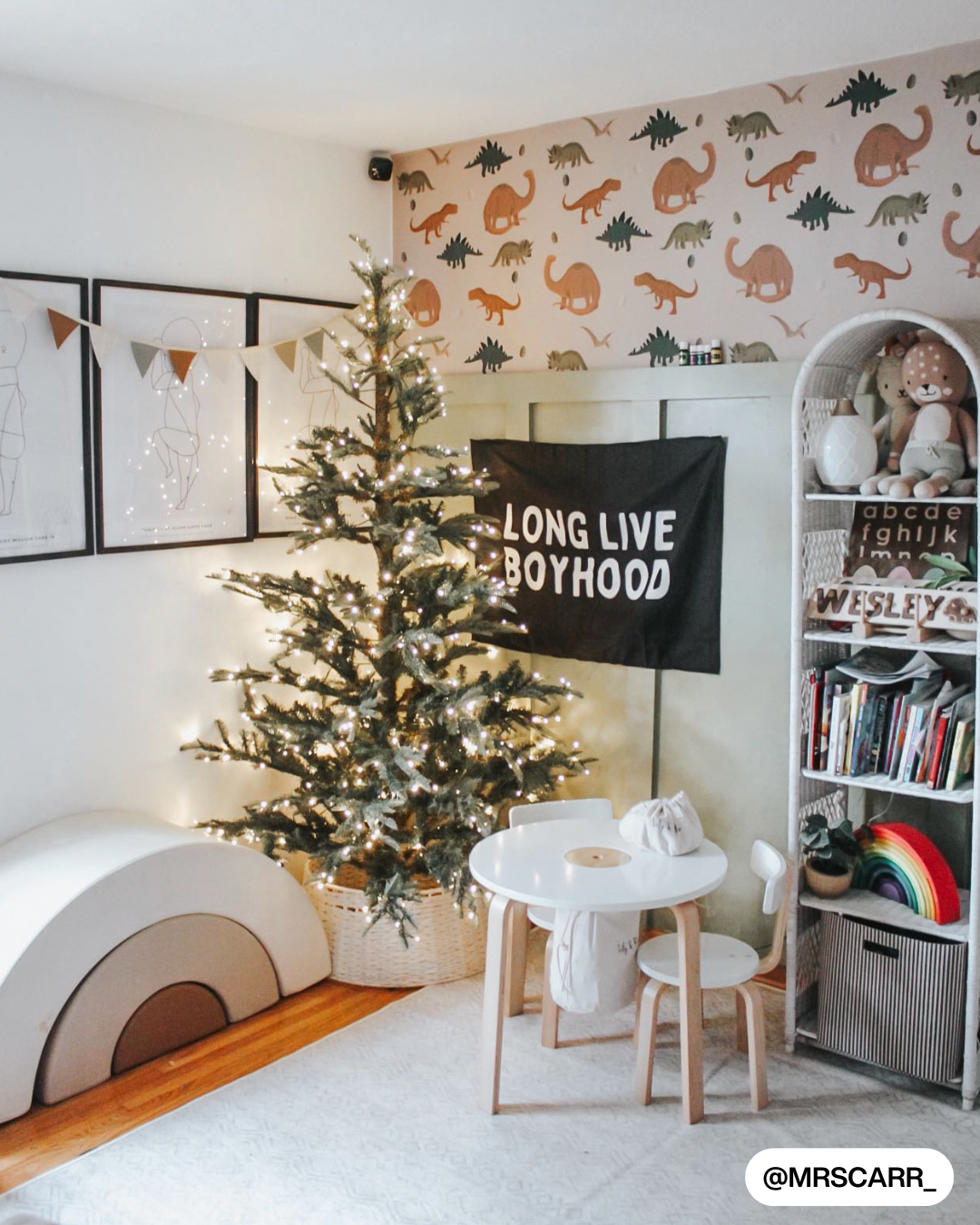 Long Live Boyhood Banner (Black)
