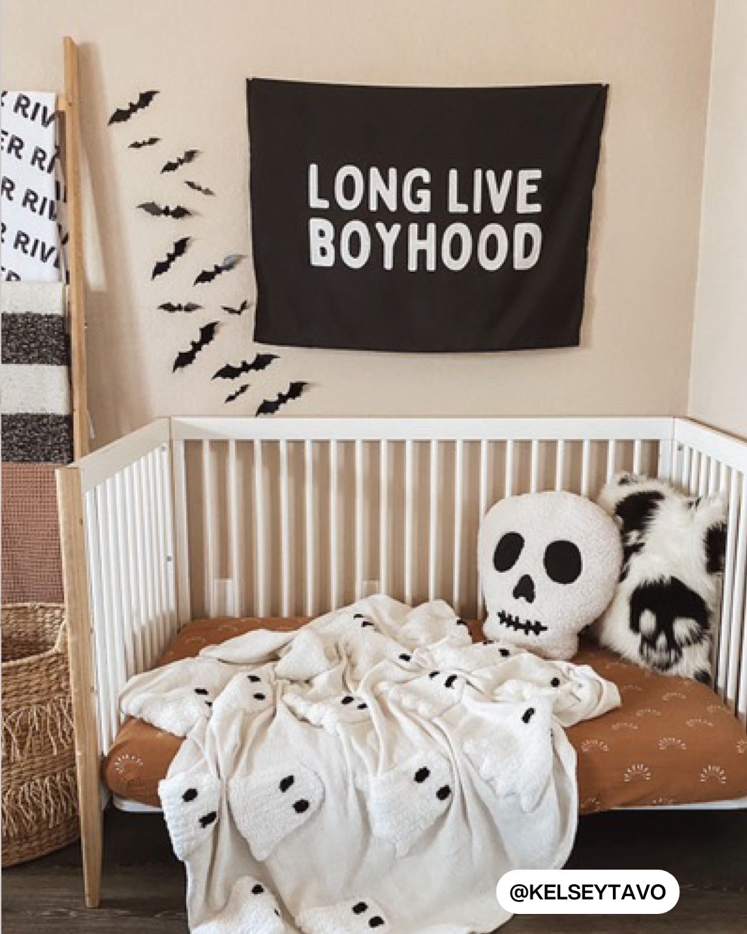 Long Live Boyhood Banner (Black)