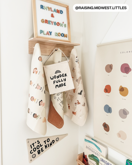 Wonderfully Made Canvas Hang Sign