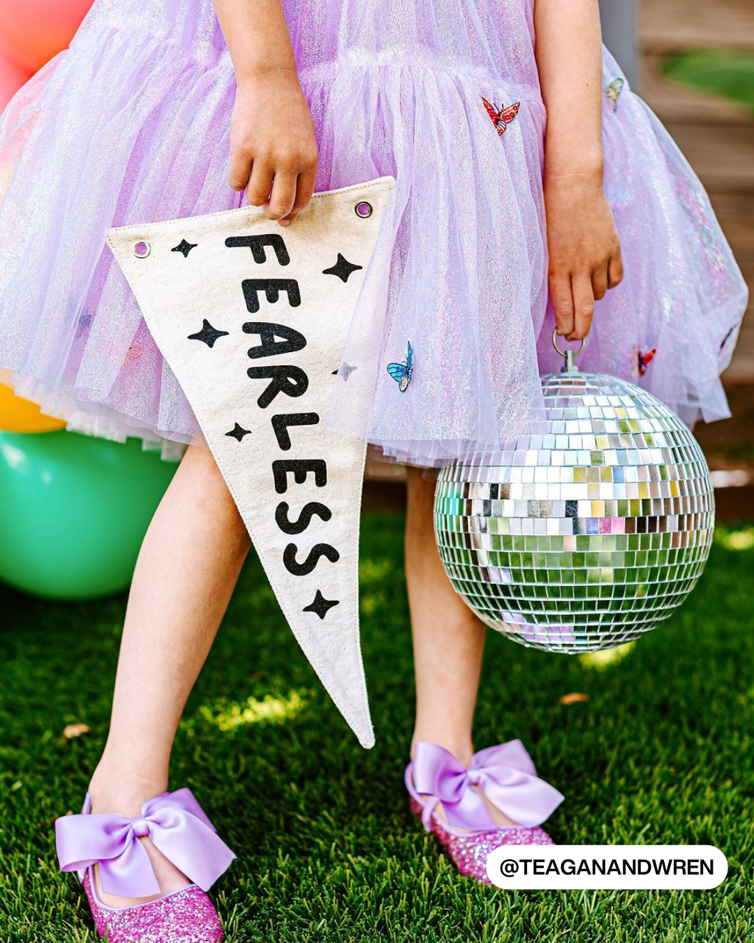 Fearless Canvas Pennant Flag