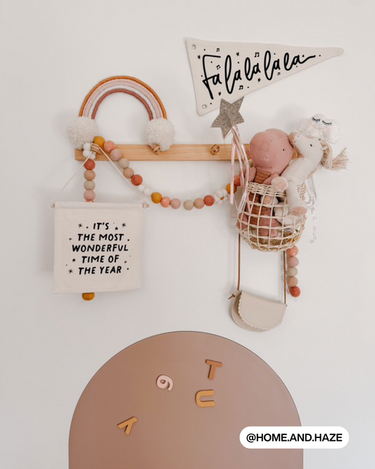 The Most Wonderful Time of The Year Christmas Canvas Hang Sign