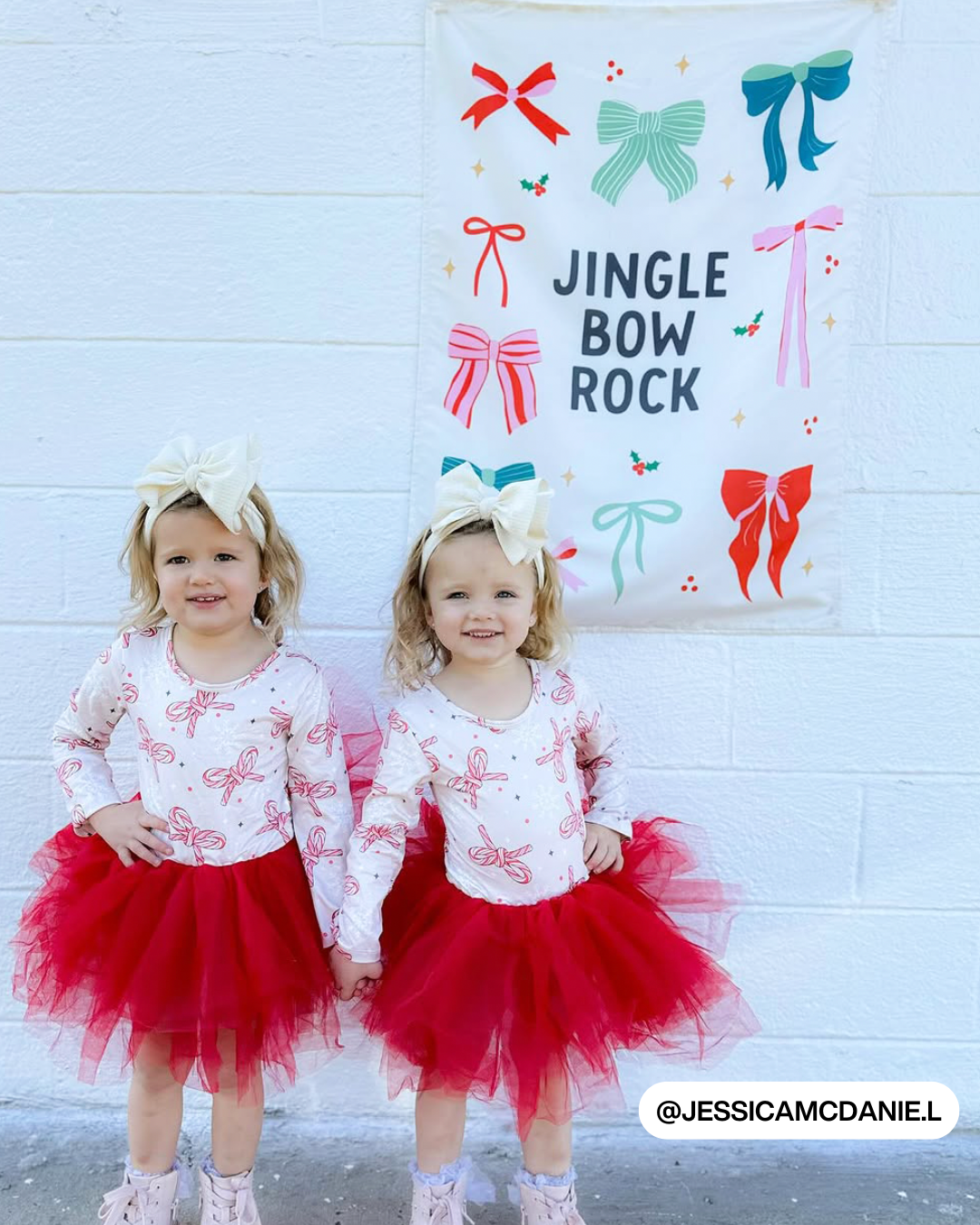 Jingle Bow Rock Banner