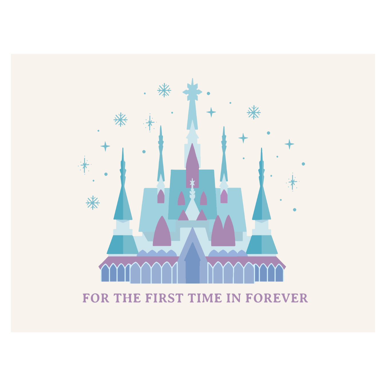 For The First Time In Forever - Ice Castle (Light) Banner