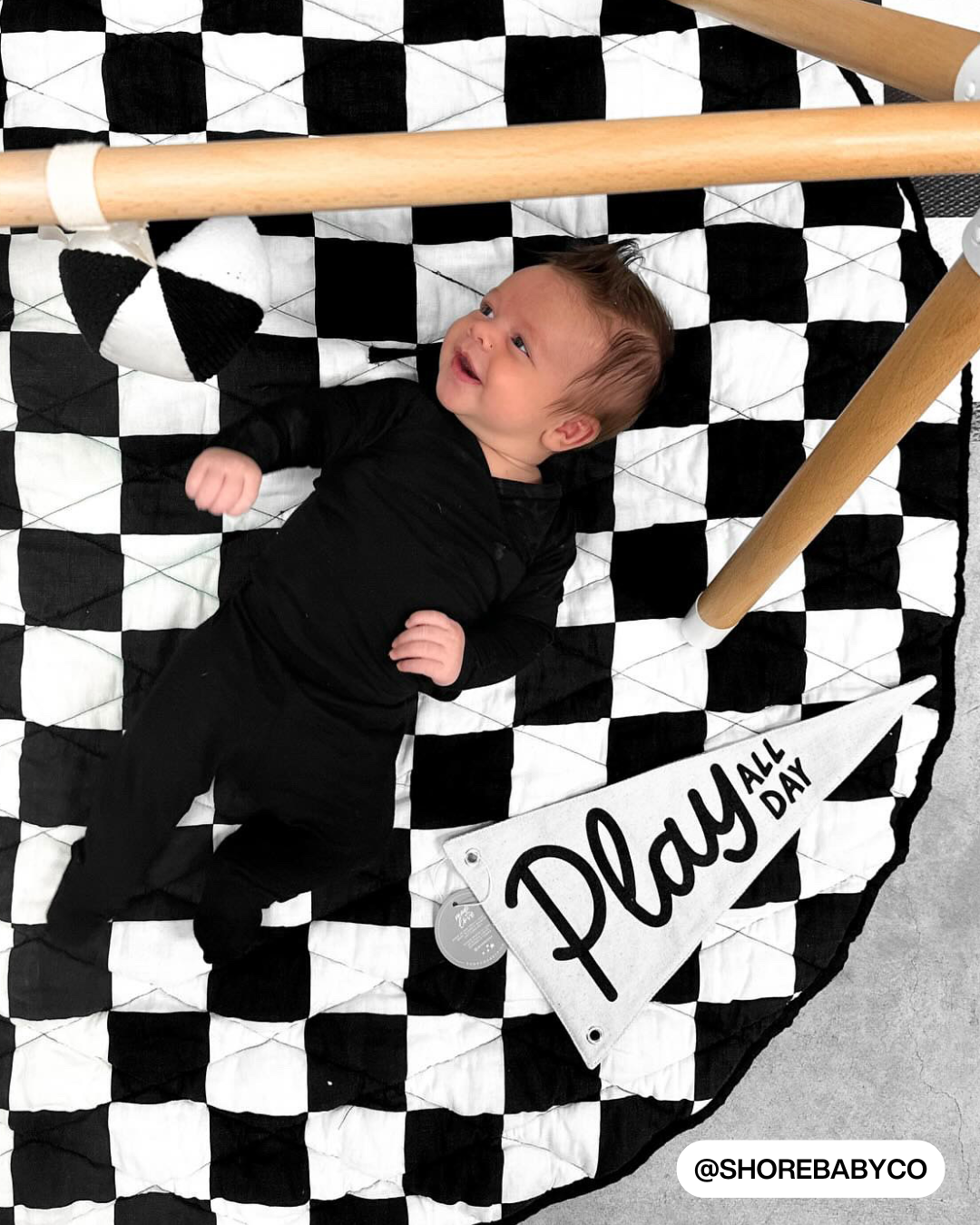 Play All Day Canvas Pennant Flag
