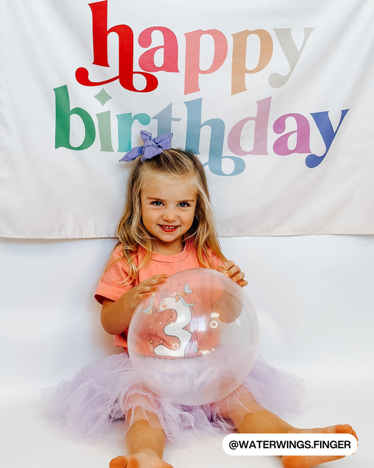 Happy Birthday Banner (Rainbow)