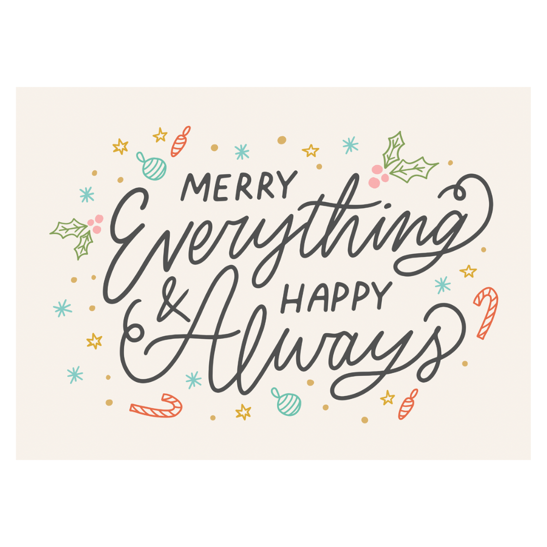Merry Everything & Happy Always Banner