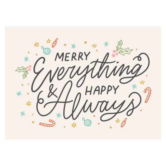 Merry Everything & Happy Always Banner