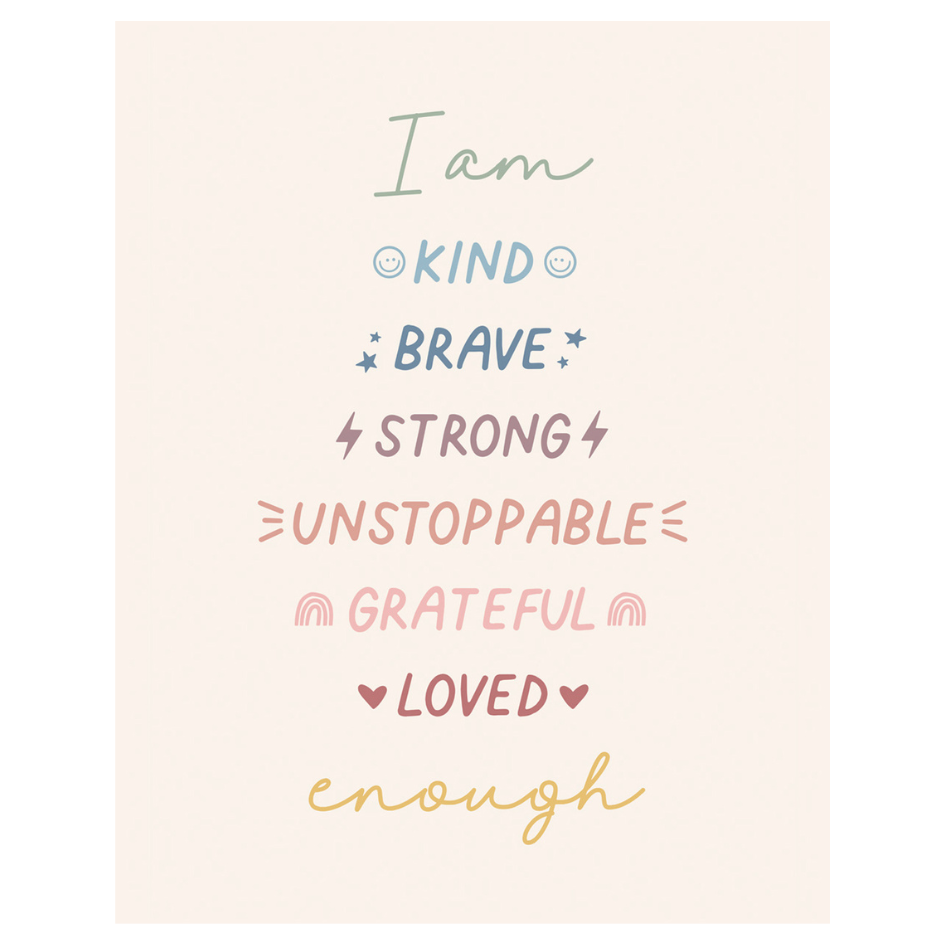 Affirmations Banner (Muted Rainbow)