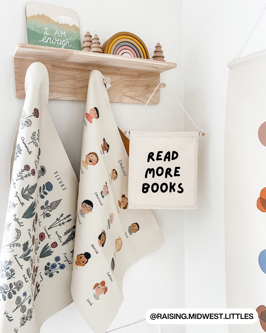 Read More Books Canvas Hang Sign