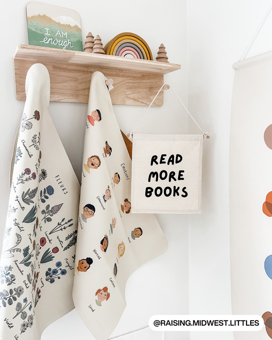 Read More Books Canvas Hang Sign