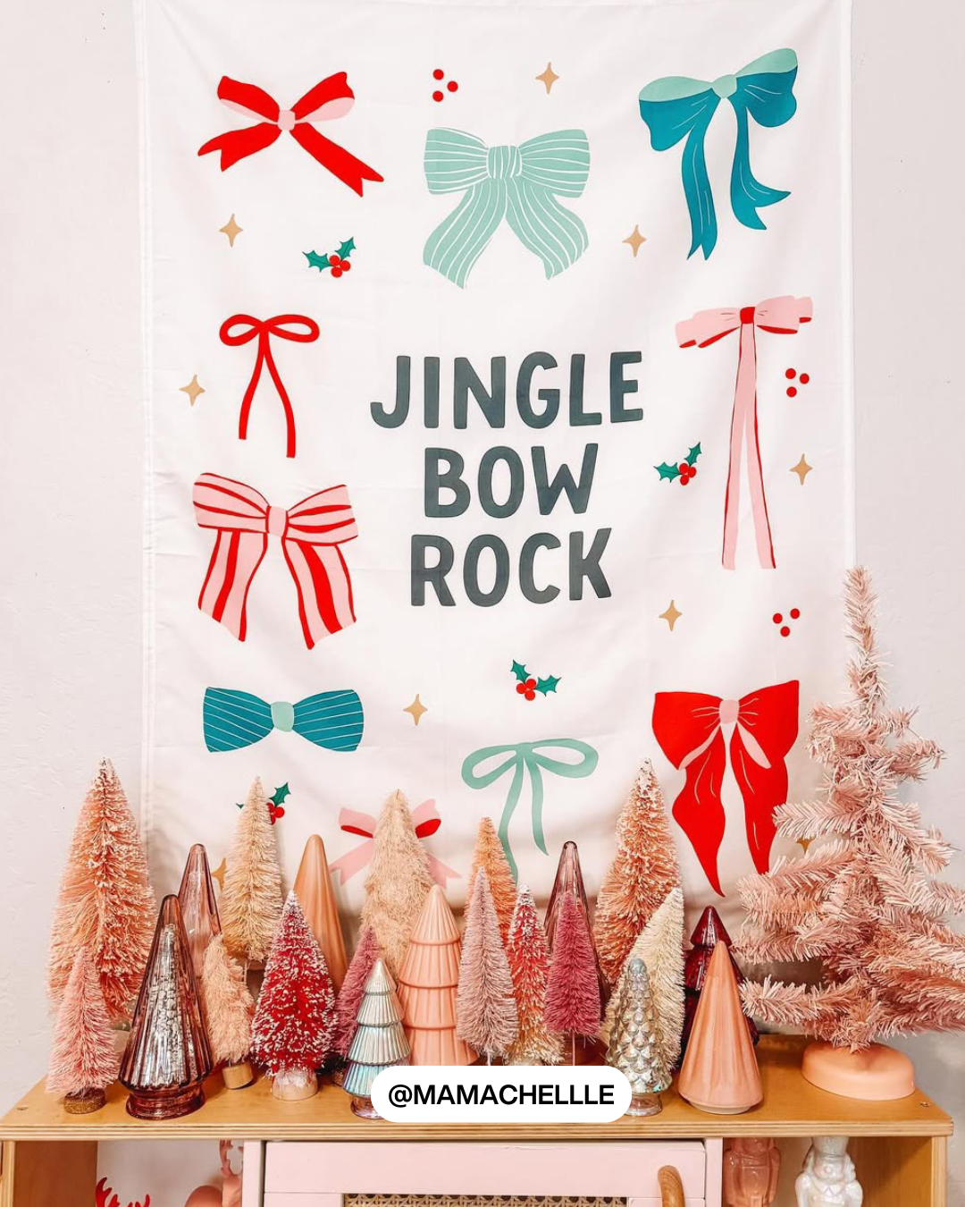 Jingle Bow Rock Banner