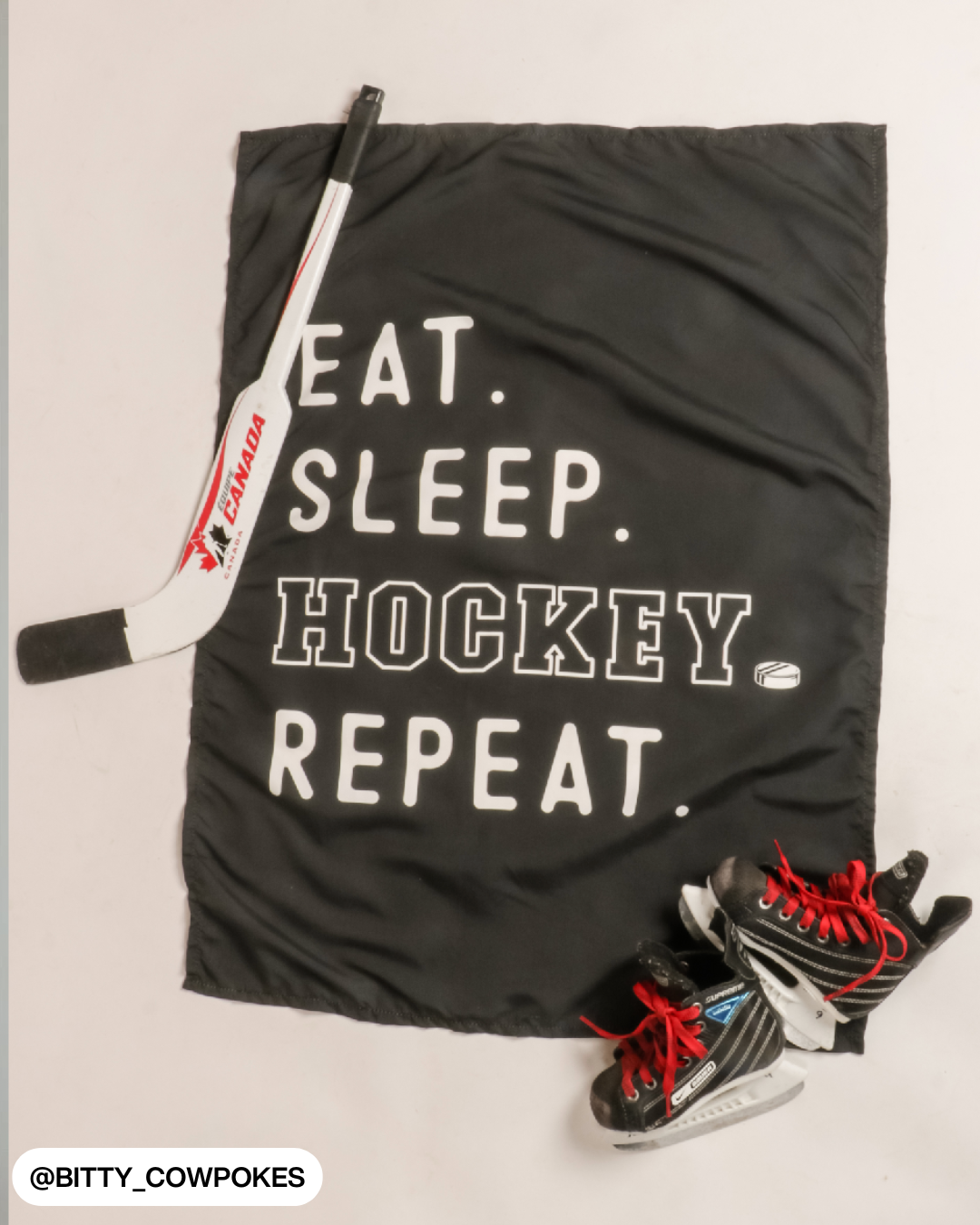 Eat Sleep Hockey Banner