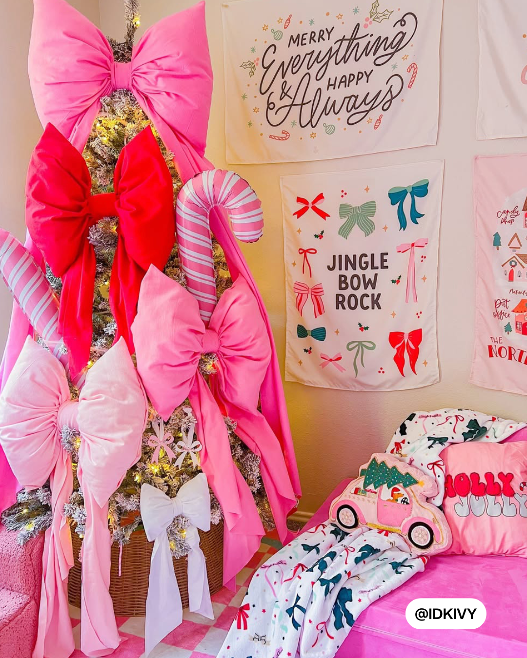 Jingle Bow Rock Banner