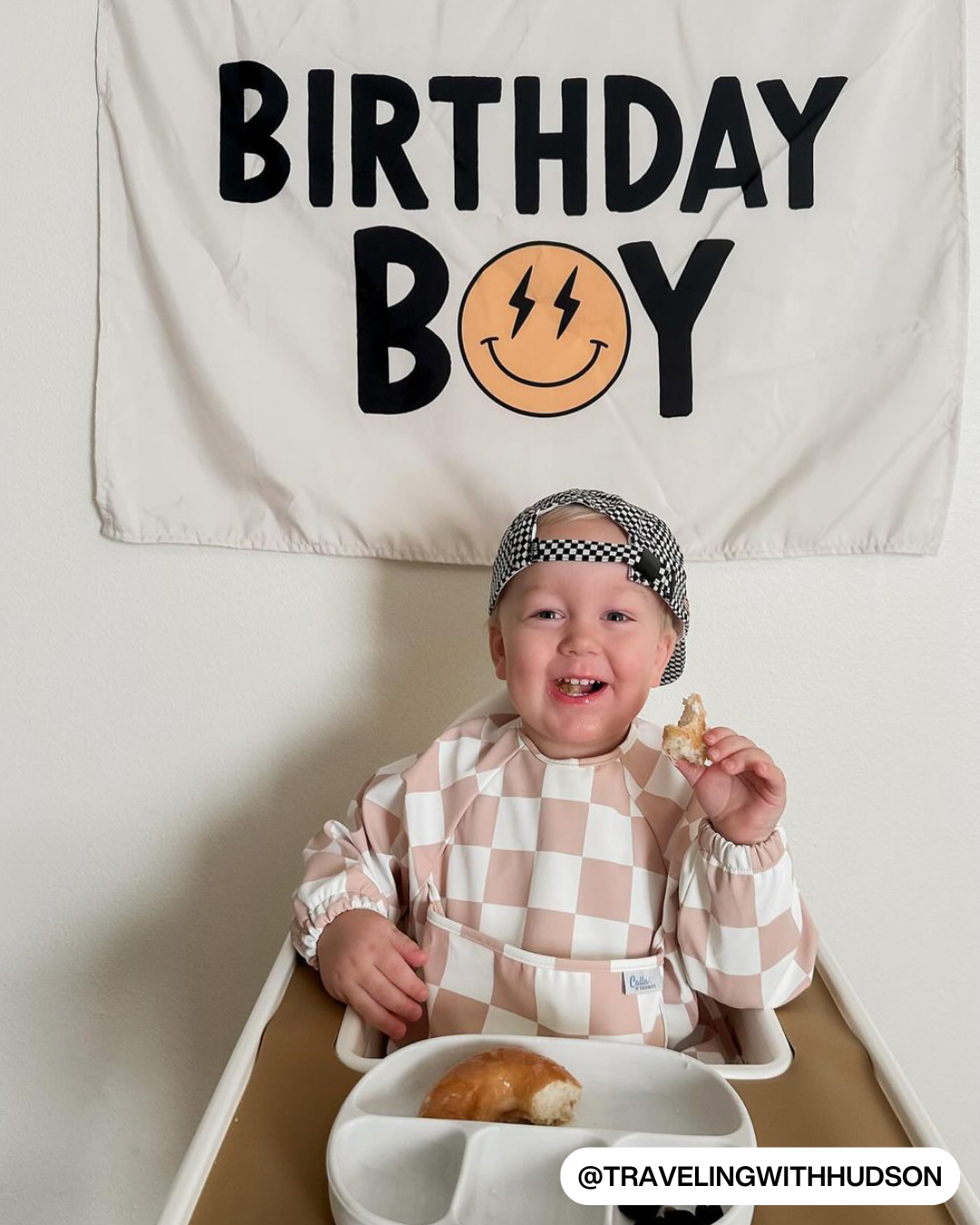 Birthday Boy Banner (Smiley)