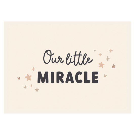 Our Little Miracle Banner (Neutral)