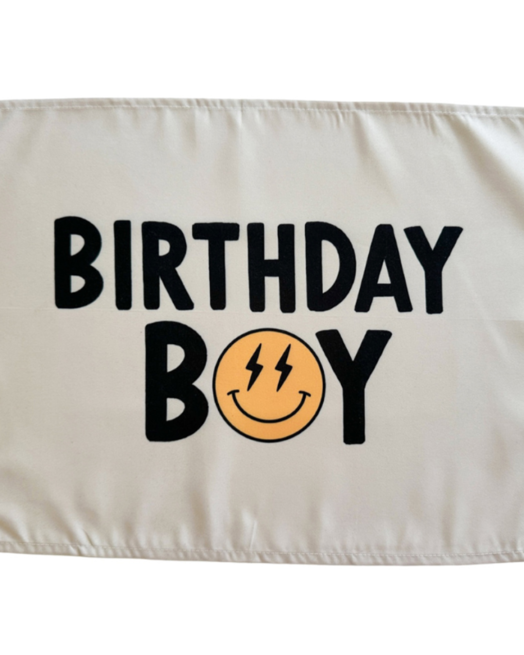 Birthday Boy Banner (Smiley)