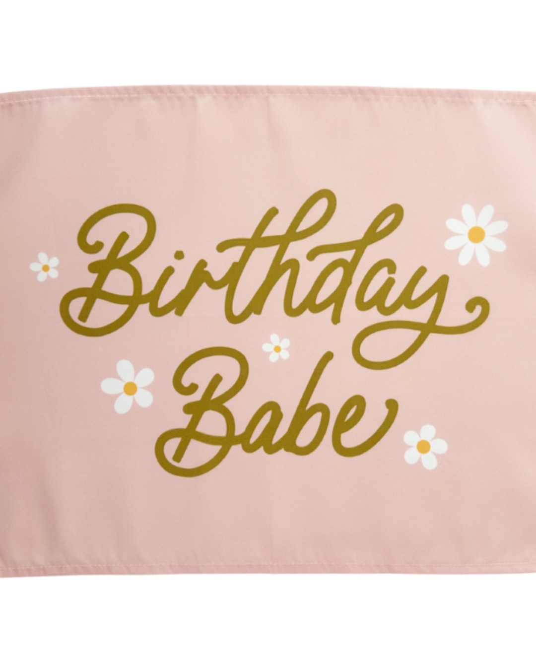 Birthday Babe Banner (Daisies)