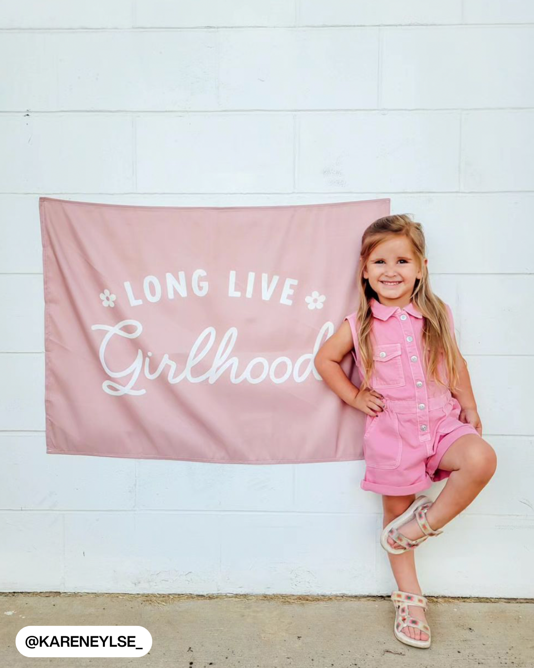Long Live Girlhood Banner