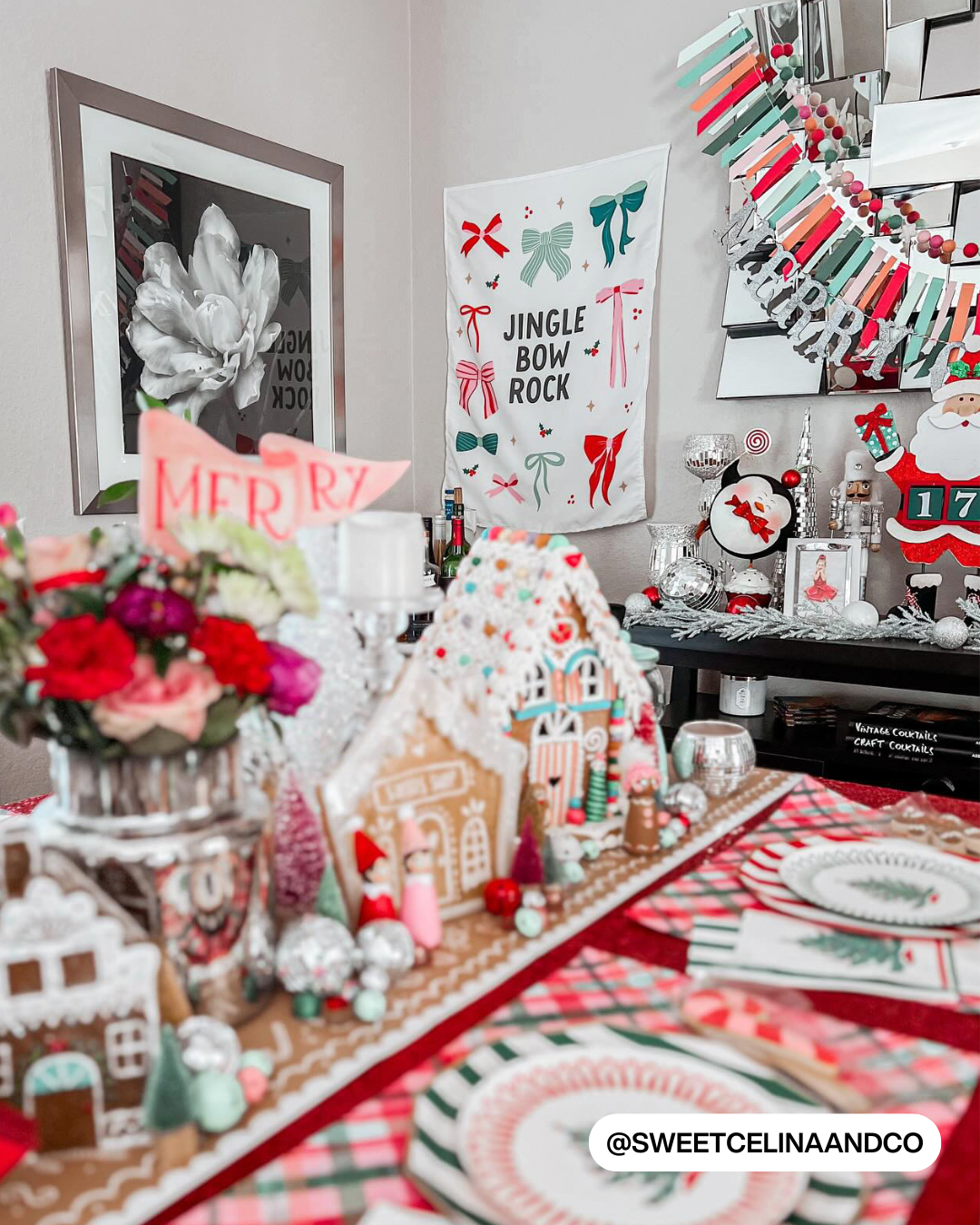 Jingle Bow Rock Banner