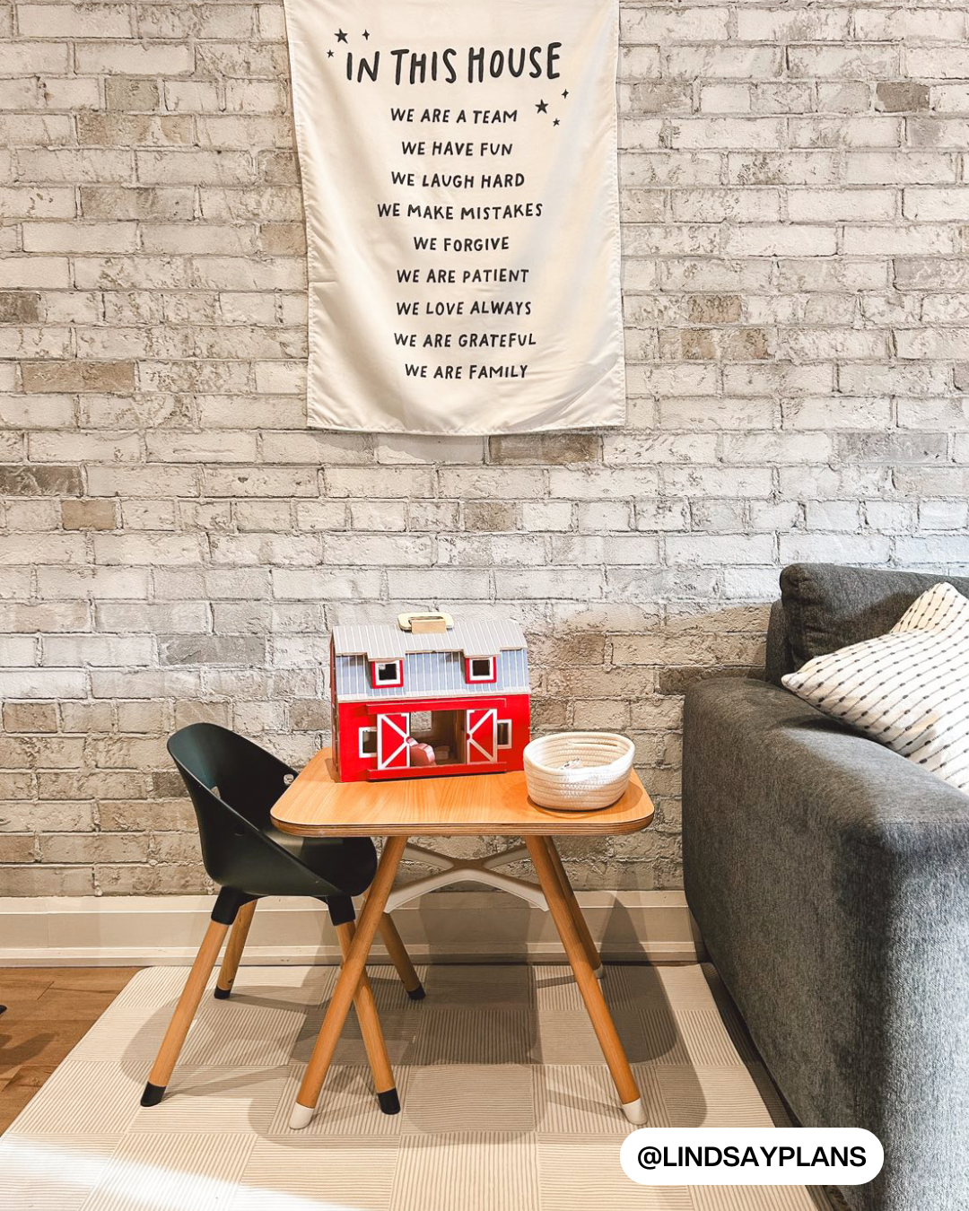 In This House (Black) Banner