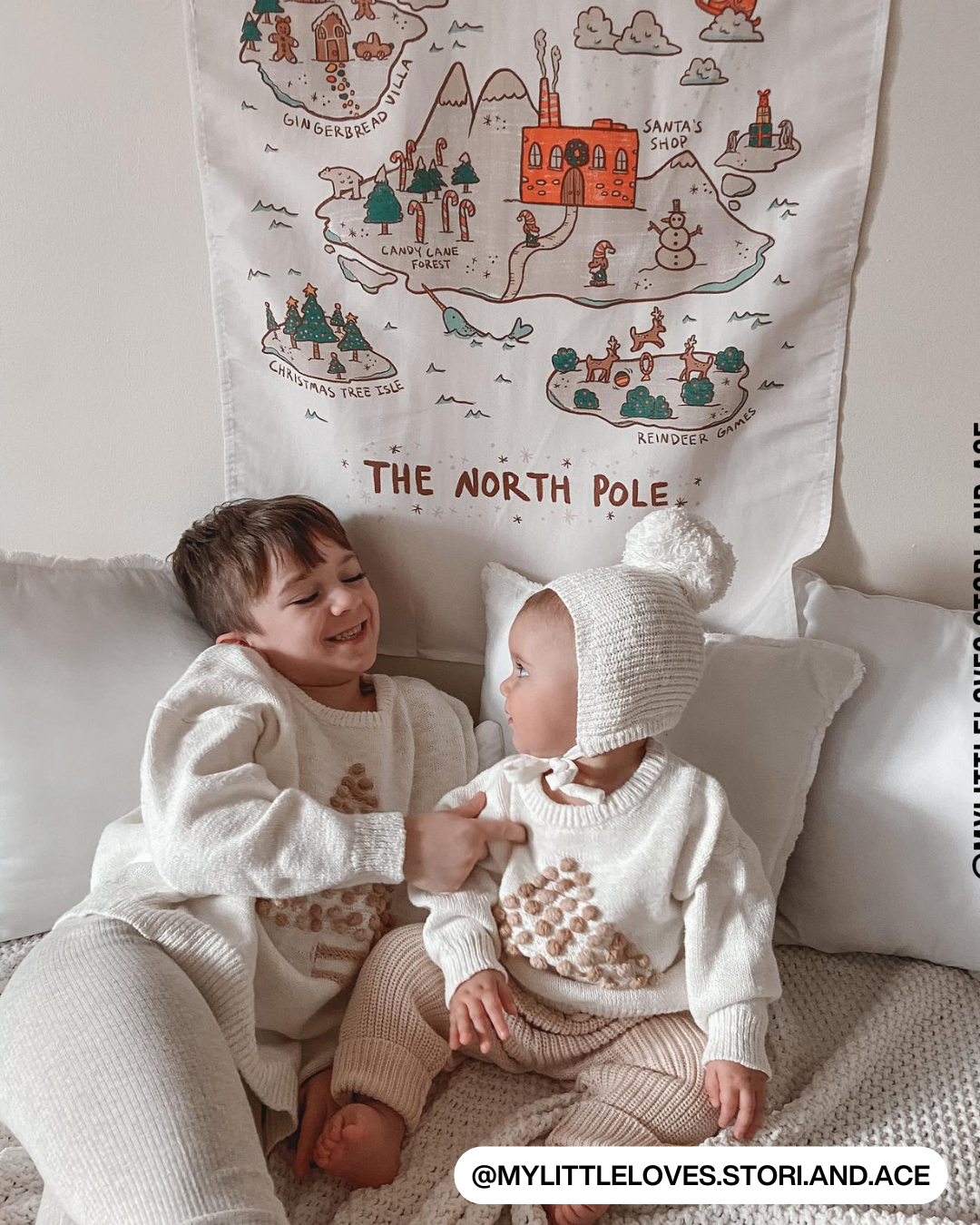North Pole Map Banner