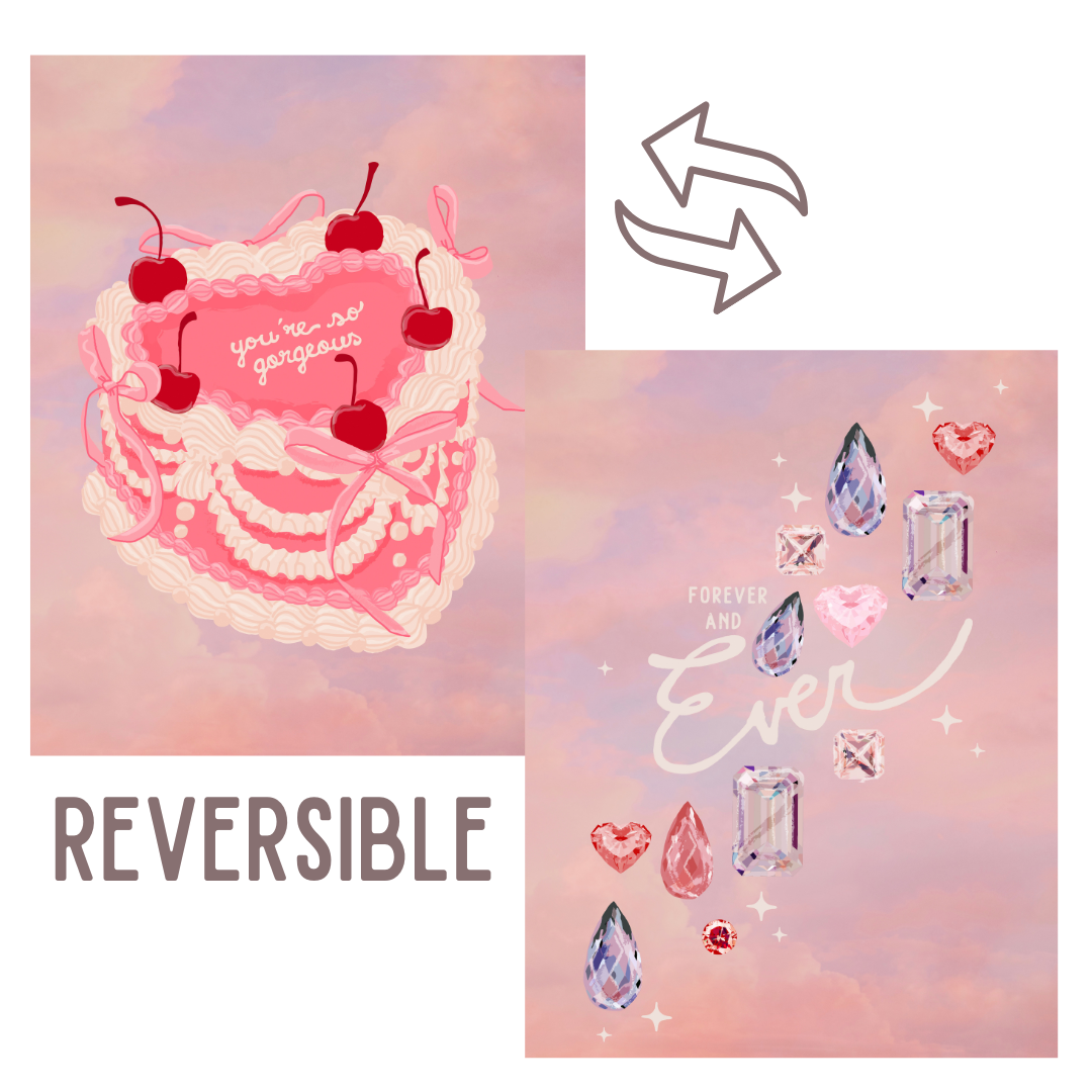 TS Gorgeous / Forever & Ever Reversible Banner