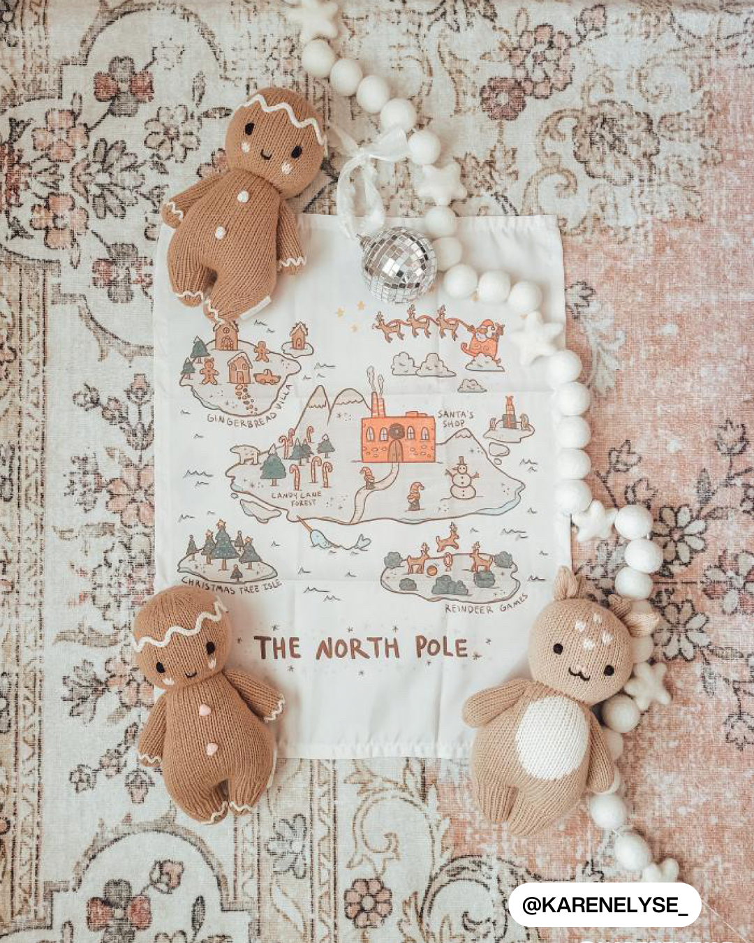 North Pole Map Banner