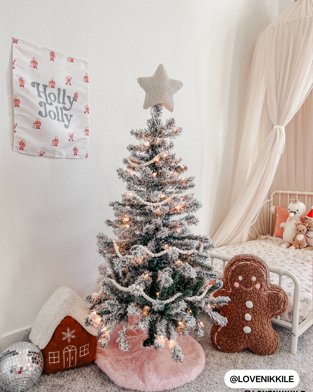 Holly Jolly Santa Banner
