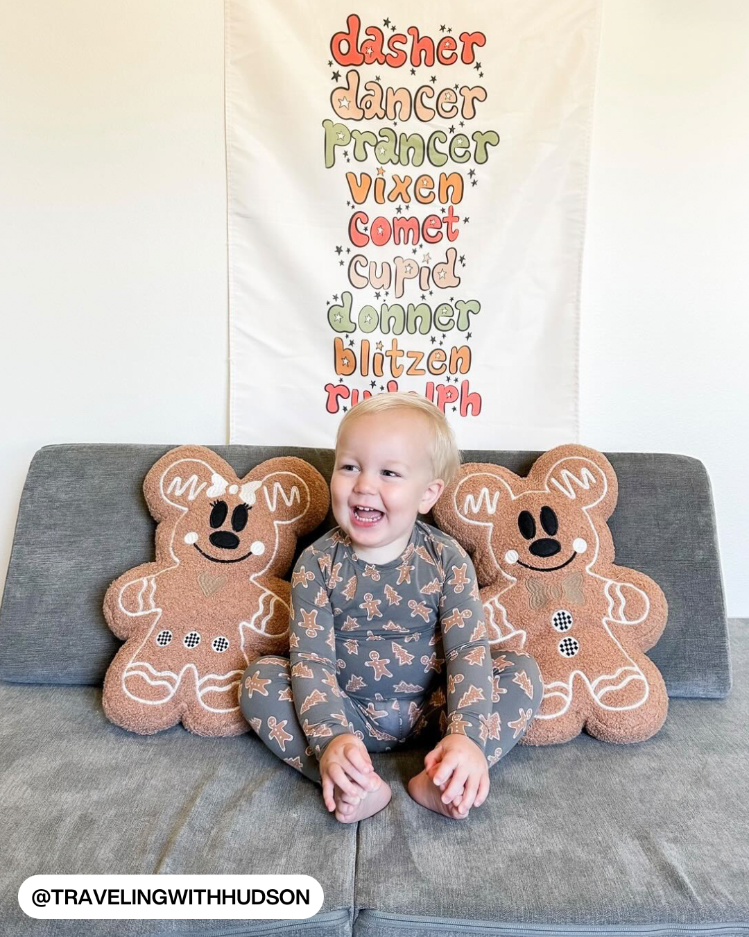 Santa's Reindeer List Banner