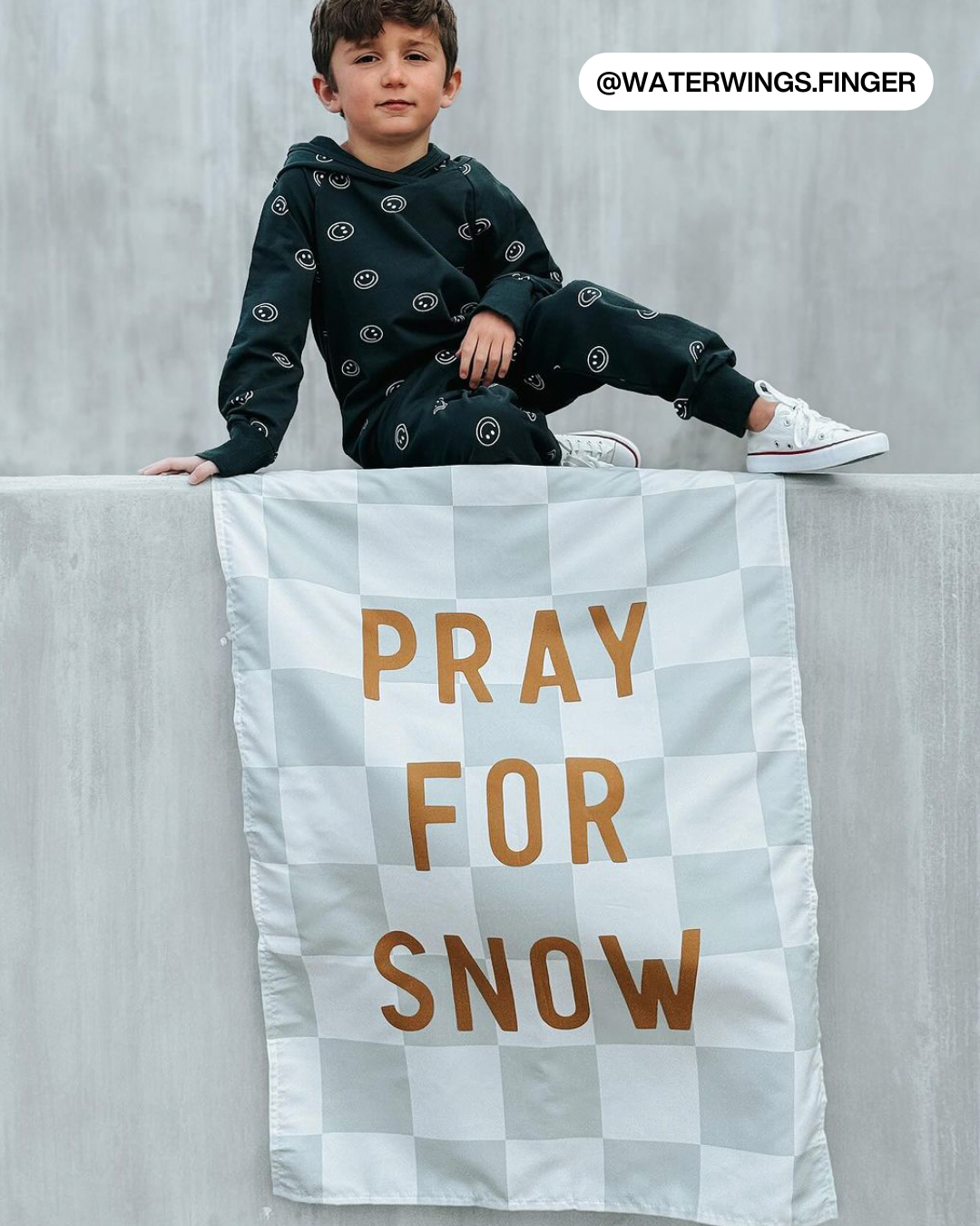 Pray For Snow Banner