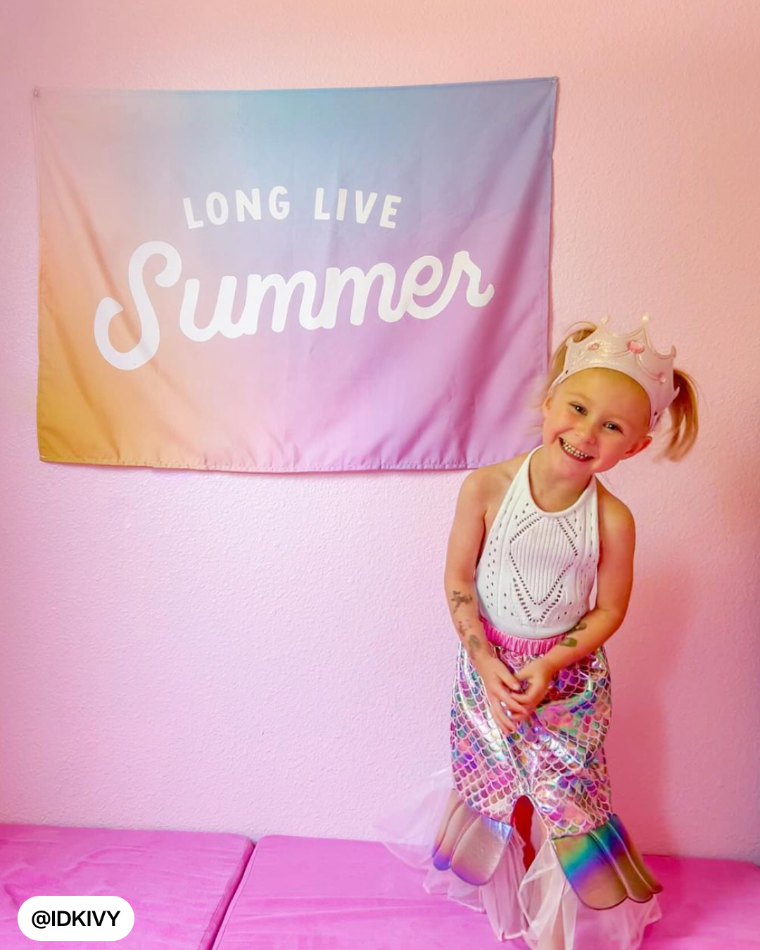 Long Live Summer Banner (Pink)