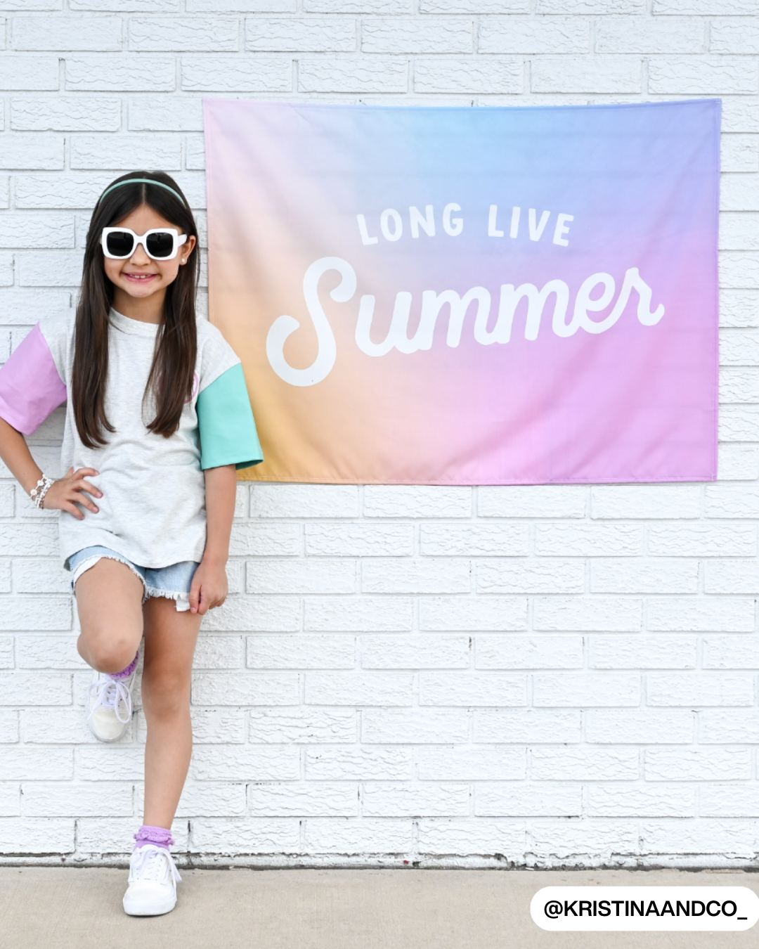 Long Live Summer Banner (Pink)