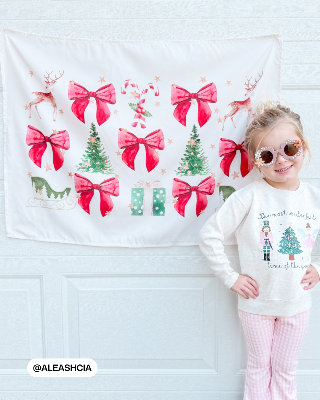 Coquette Christmas Banner