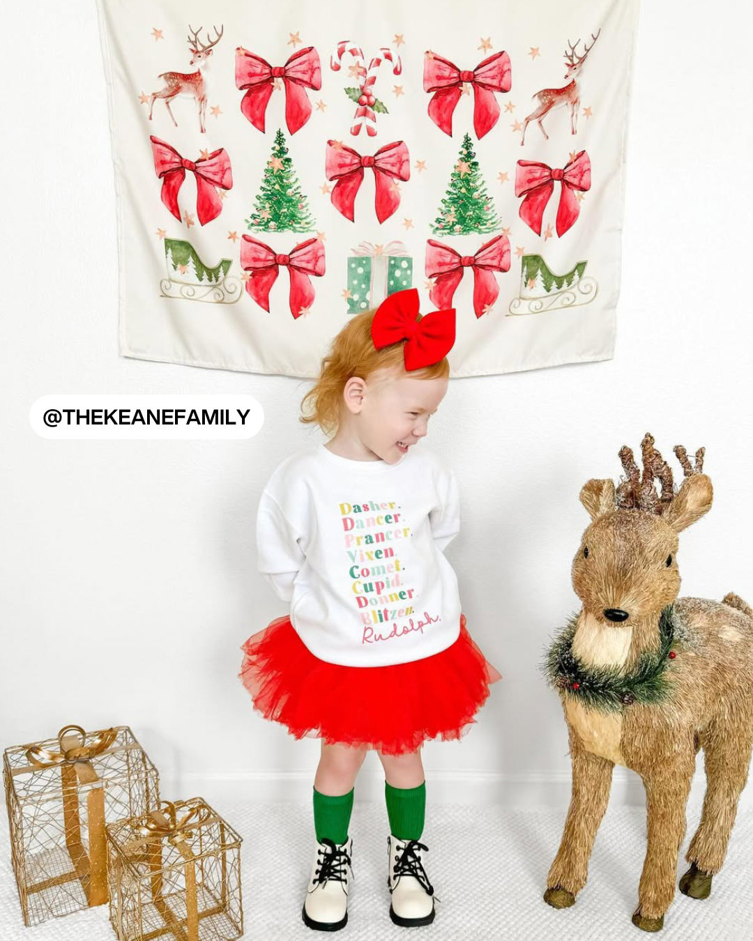 Coquette Christmas Banner