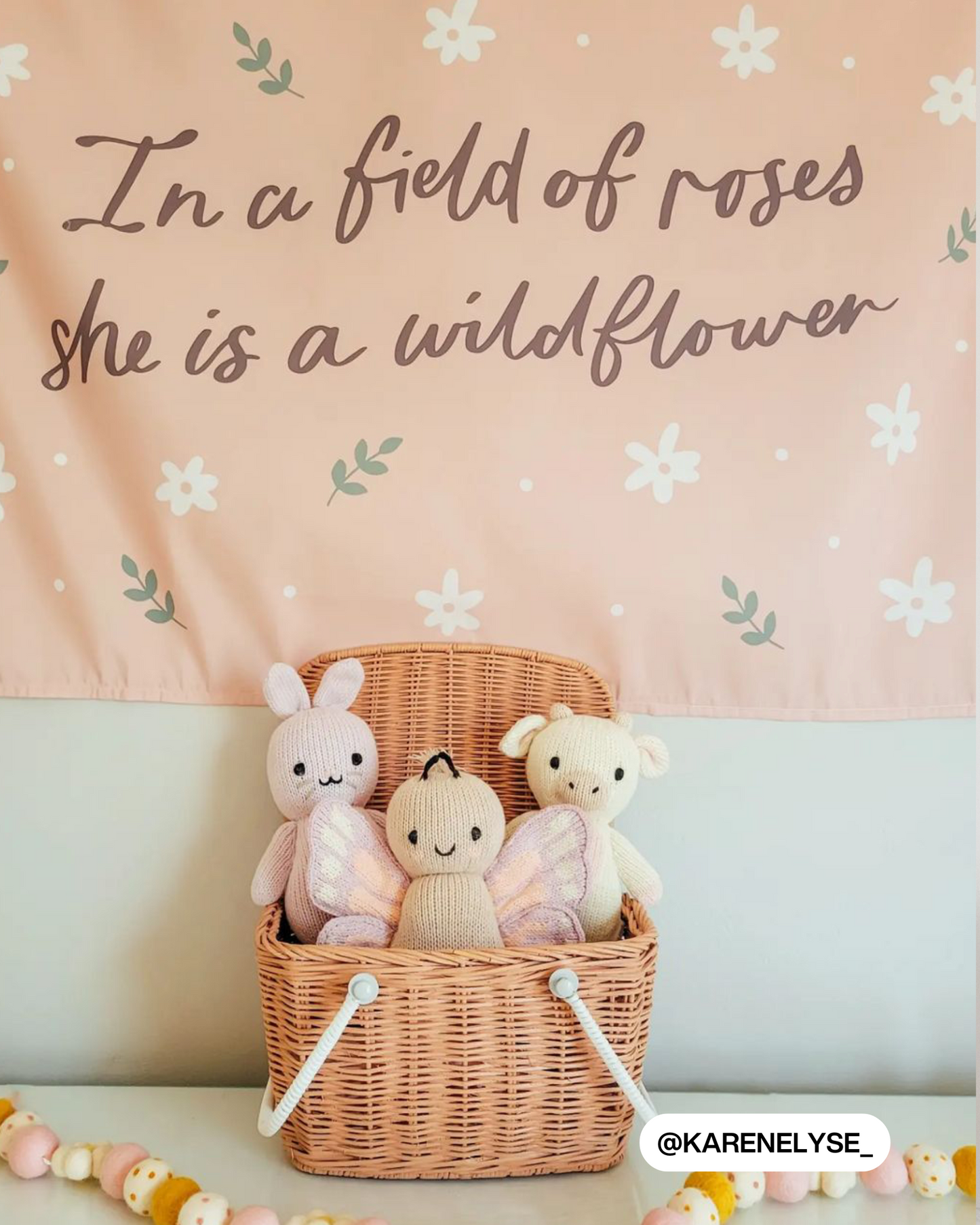 In A Field of Roses She Is A Wildflower Banner