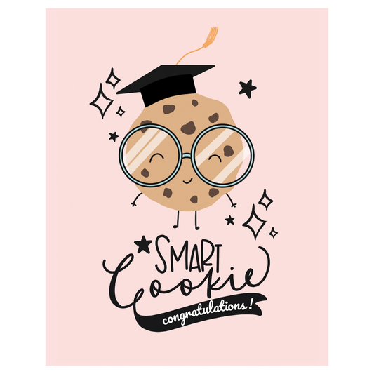 Graduation Smart Cookie Banner (Pink)