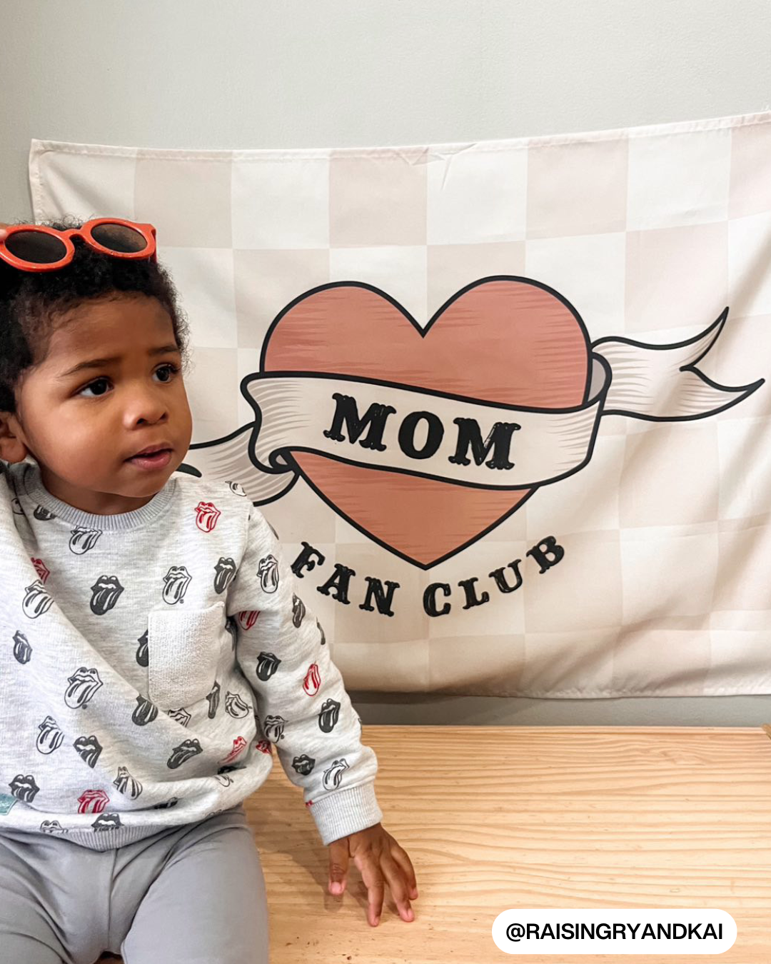 Mom Fan Club Banner