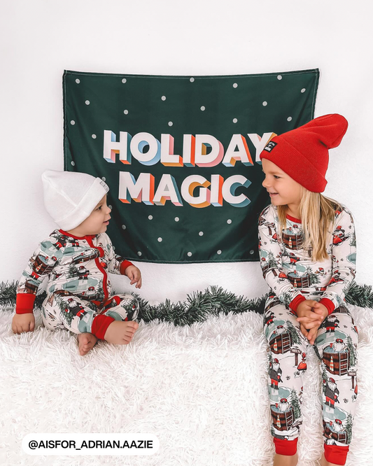 Holiday Magic Banner (Green)