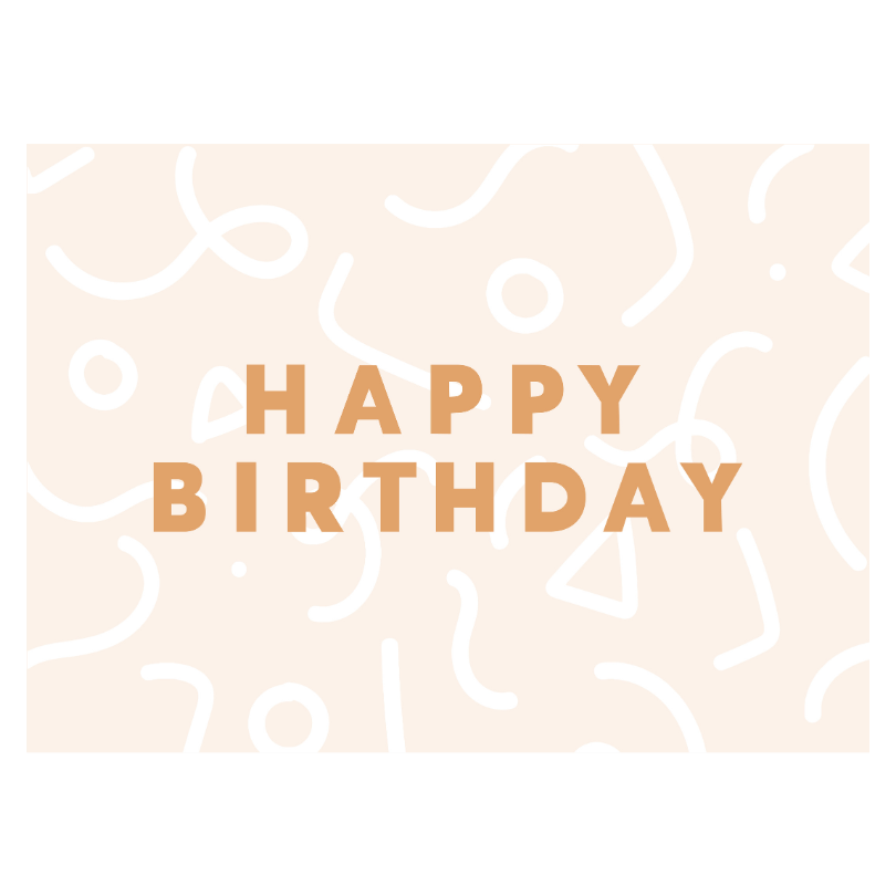 Happy Birthday Banner (Neutral)