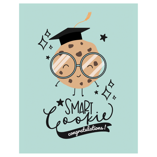 Graduation Smart Cookie Banner (Blue)