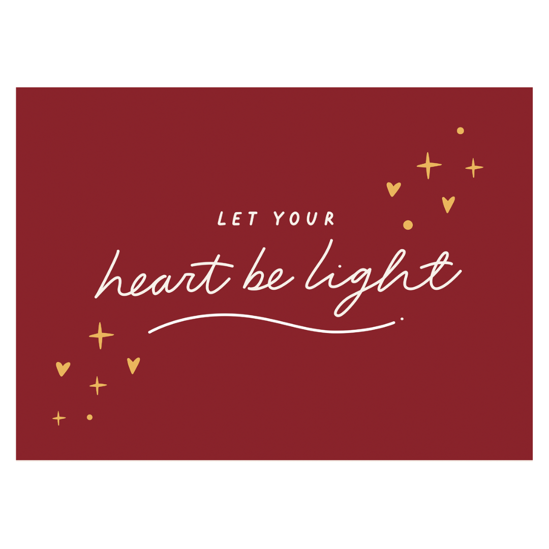 Let Your Heart Be Light Banner