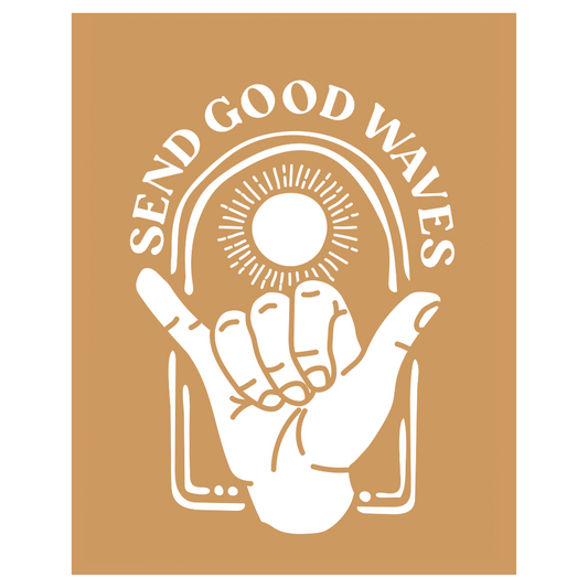Send Good Waves Banner