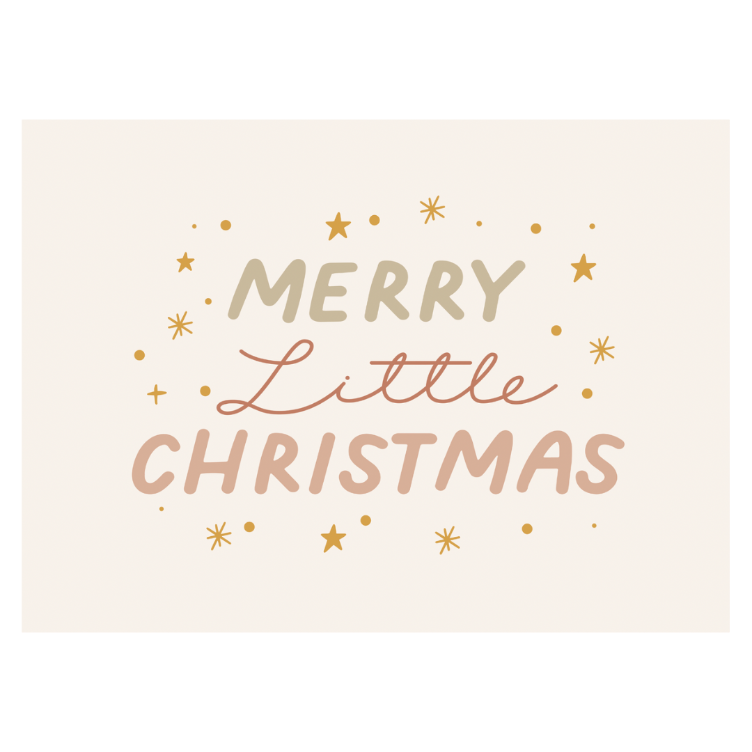Merry Little Christmas Banner