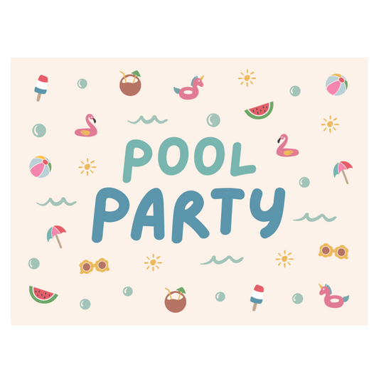 Pool Party Banner