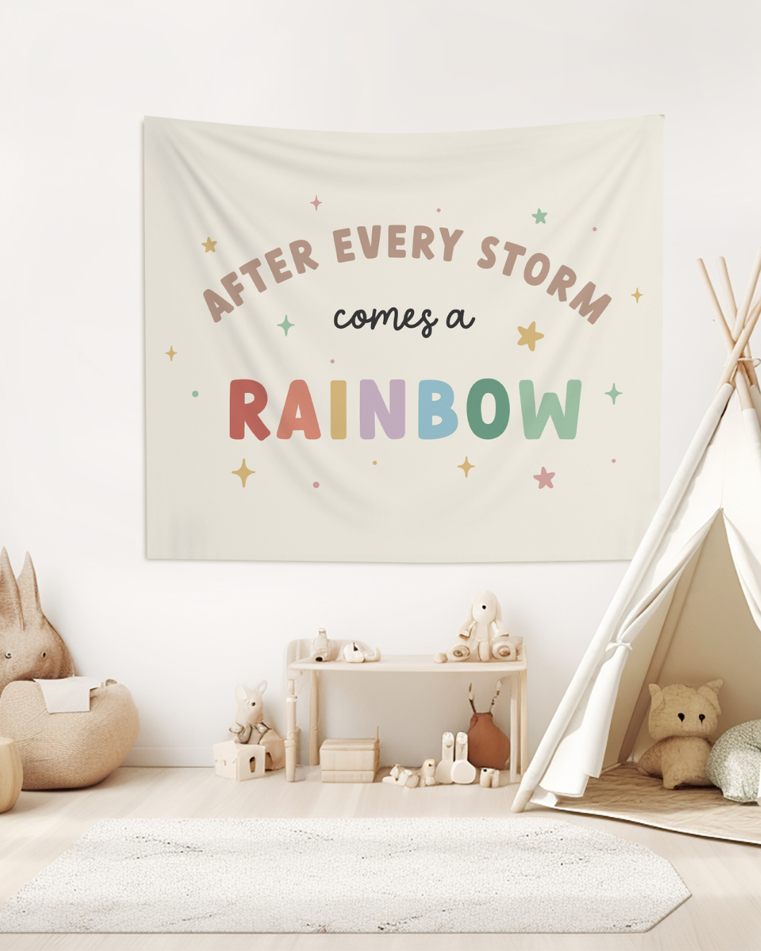 After Every Storm Comes A Rainbow Banner