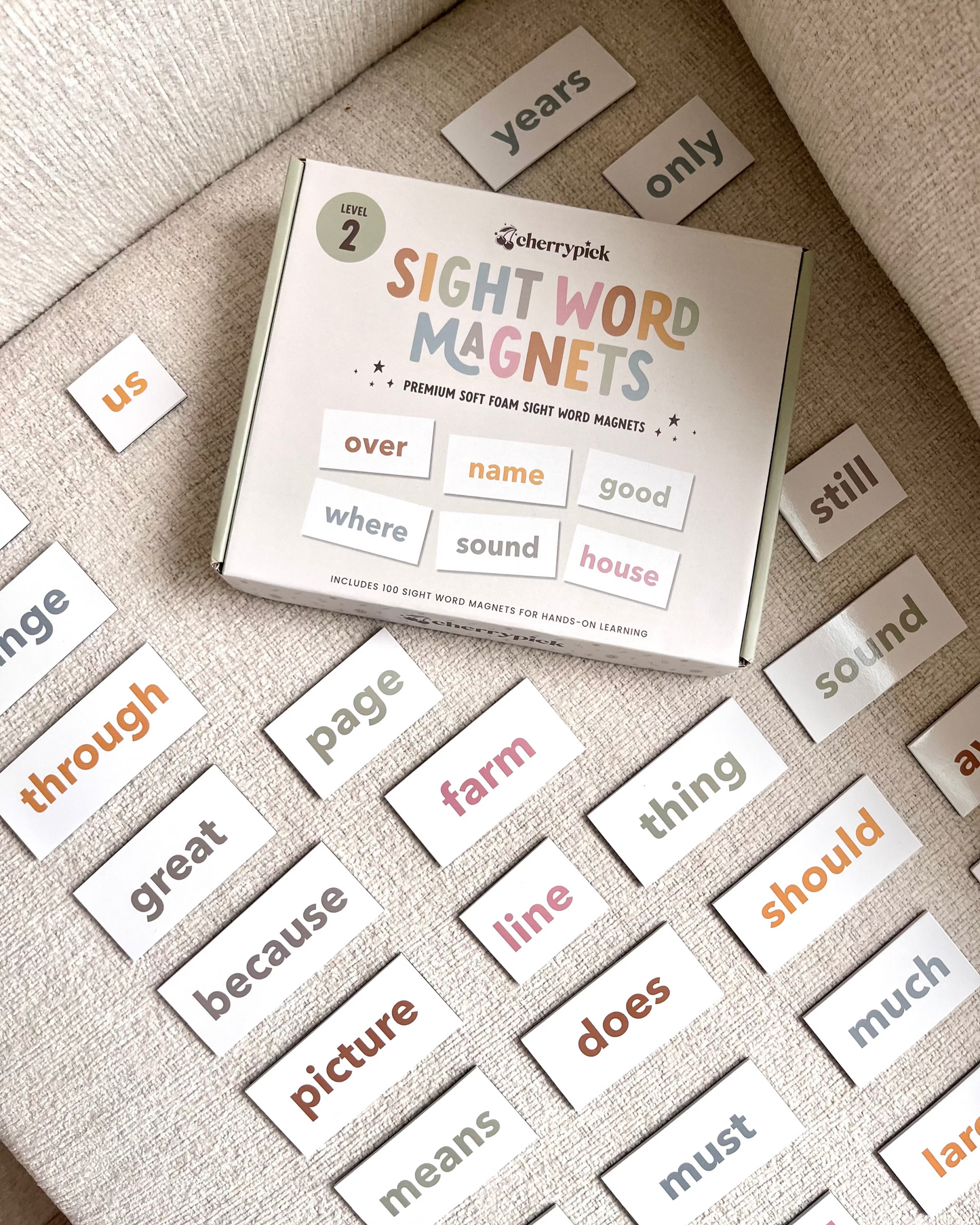 Sight Word Magnets for Early Reading & Literacy
