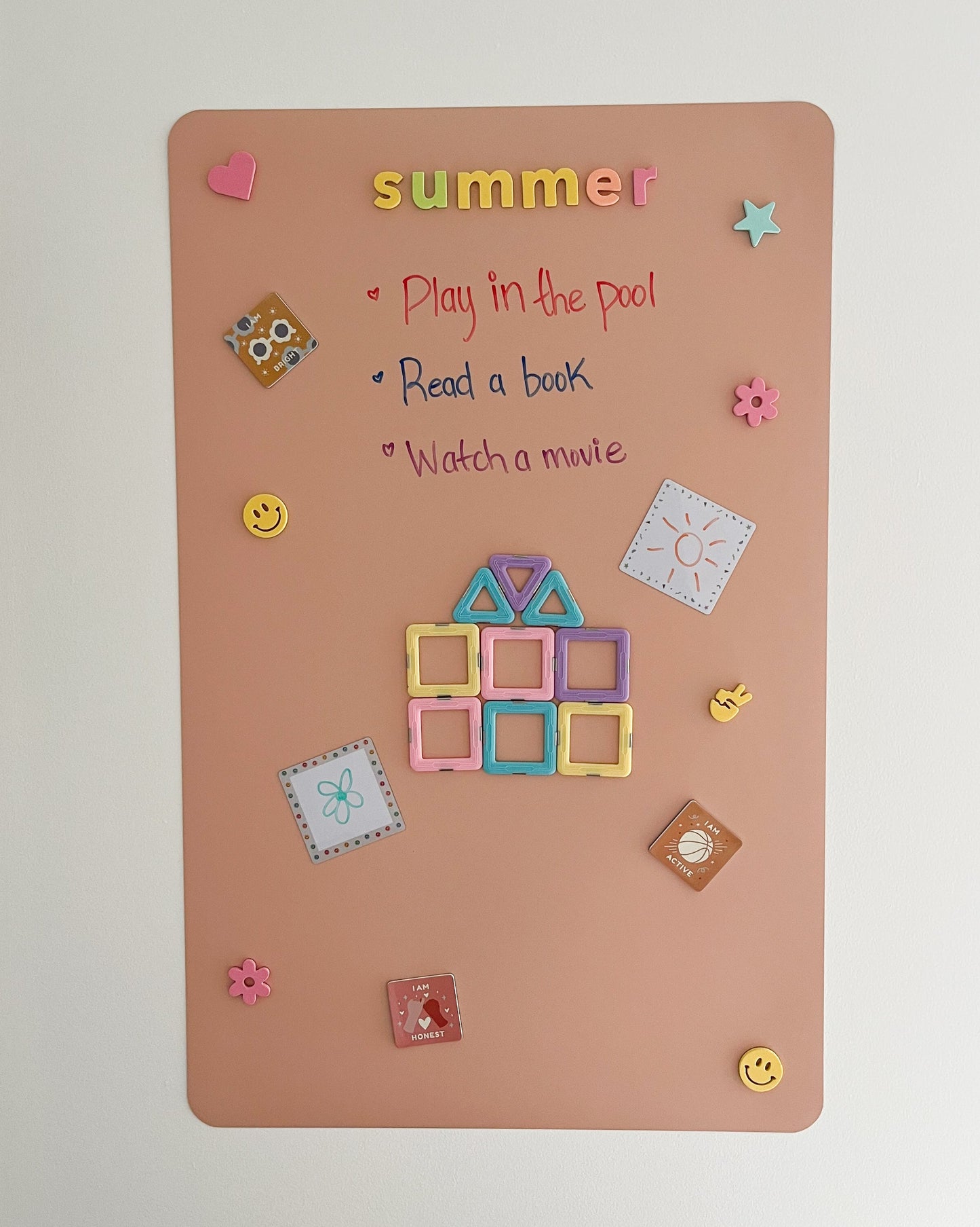 Magic Playwall - Rectangle Magnetic Wall Decal for Kids