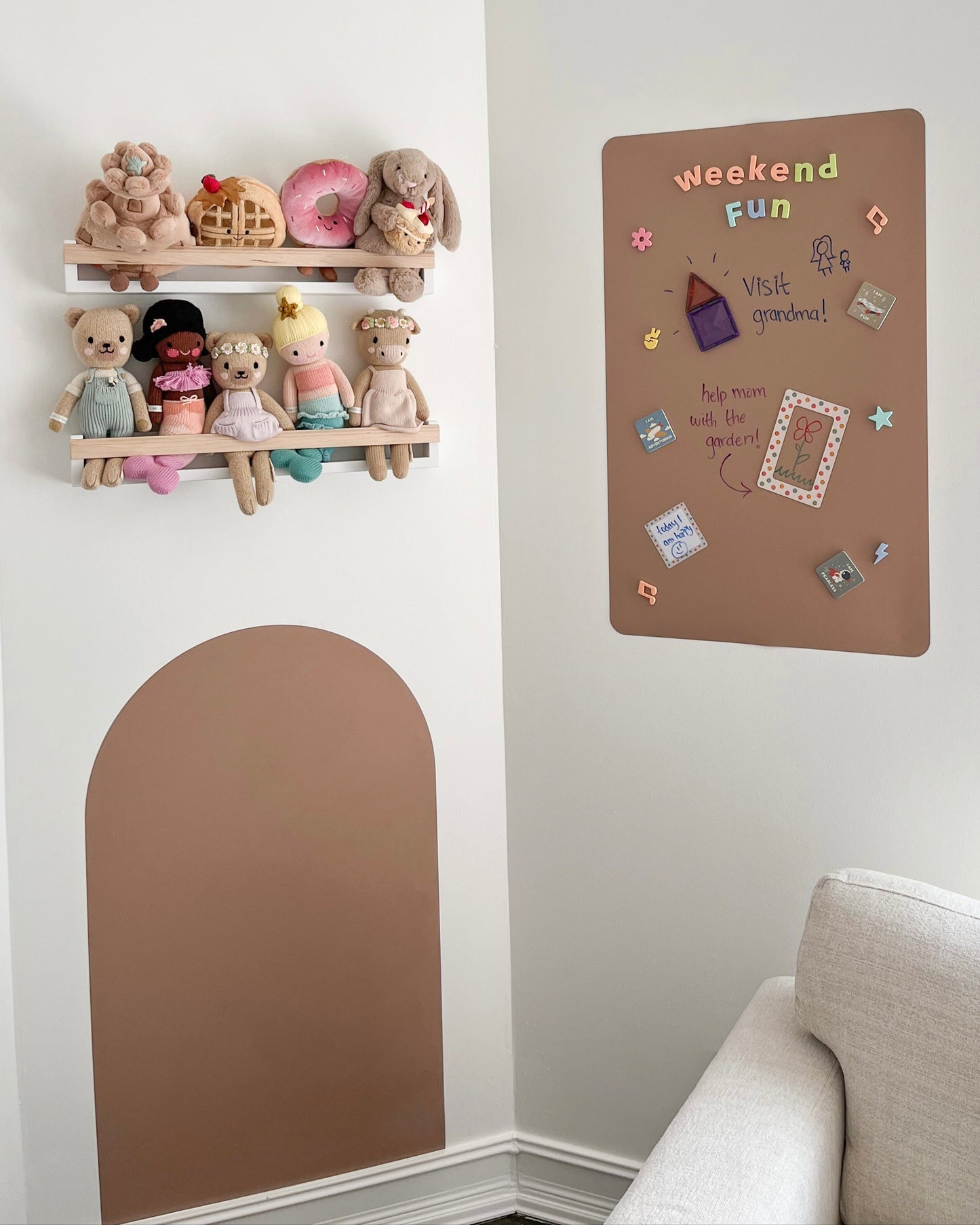 Magic Playwall - Rectangle Magnetic Wall Decal for Kids