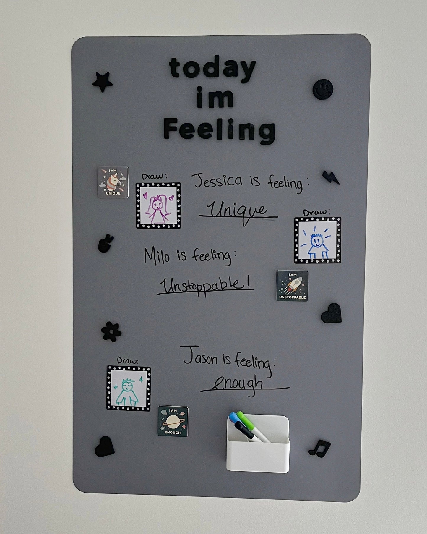 Magic Playwall - Rectangle Magnetic Wall Decal for Kids